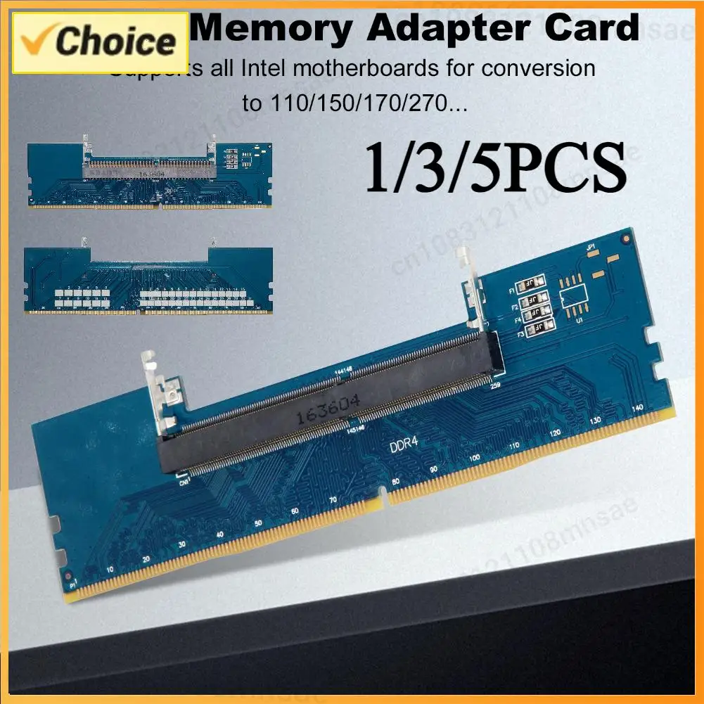 Laptop DDR4 SODIMM To Desktop DIMM Memory RAM Connector Cards Converter Adapter 3200/2666/2400/2133MHZ 4-Layers Memory Adapter