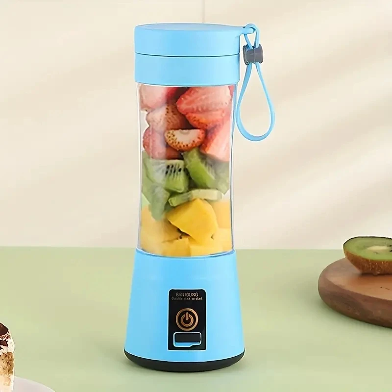 Portable Fruit Juice Blenders Summer Personal Electric Mini Bottle Home USB 6 Blades Juicer Cup Machine For Kitchen