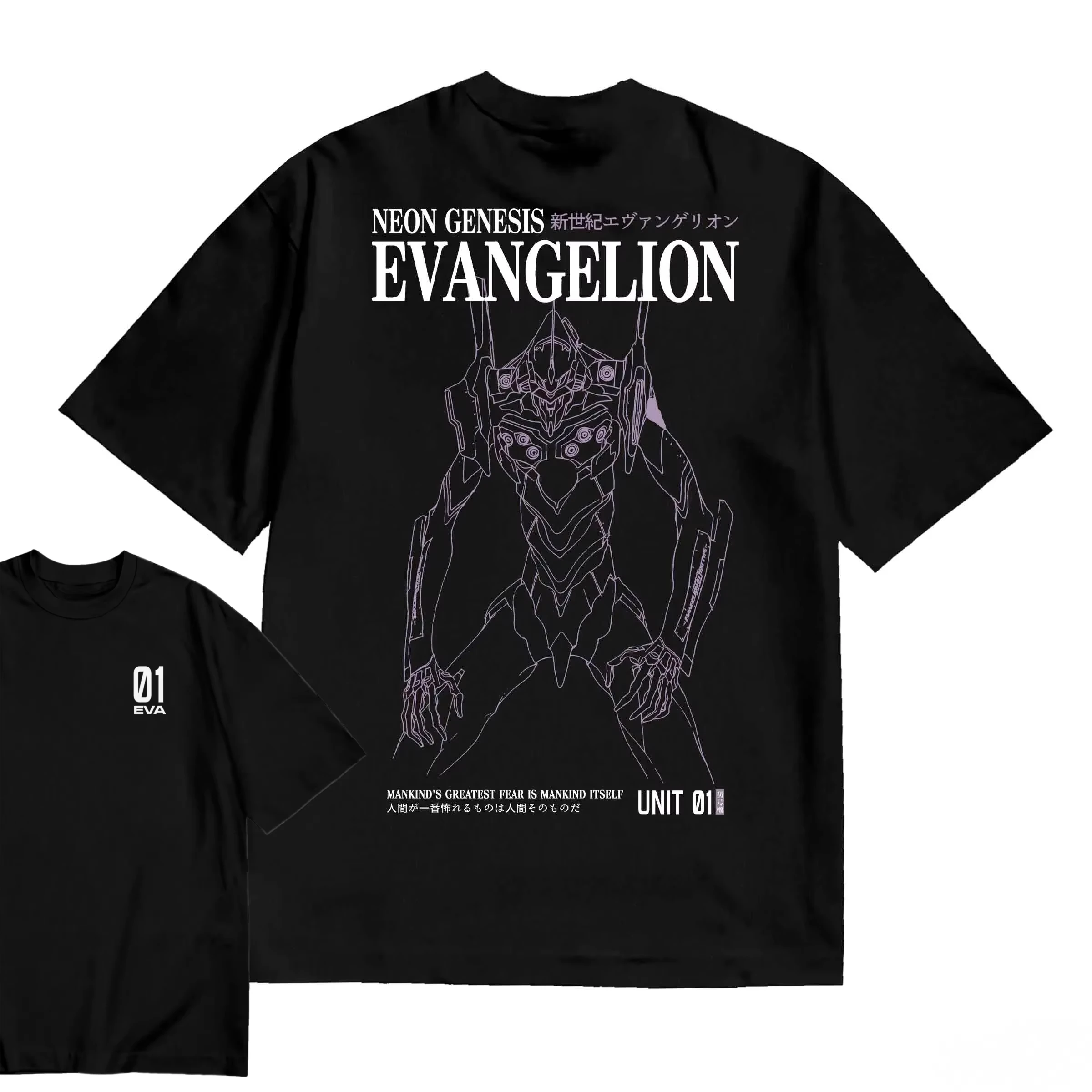 Evangelion Grafik-T-Shirt 100% – Popular Anime Merchandise Bewertung und Preis