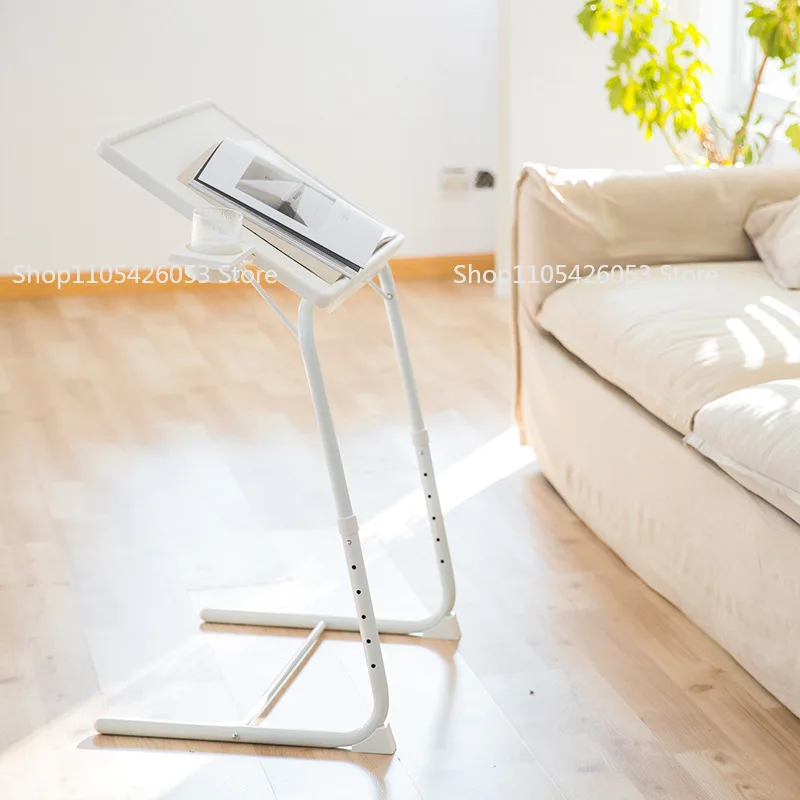 Folding computer desk bedside portable simple bed TVtraytable bedroom lazy learning lift folding table