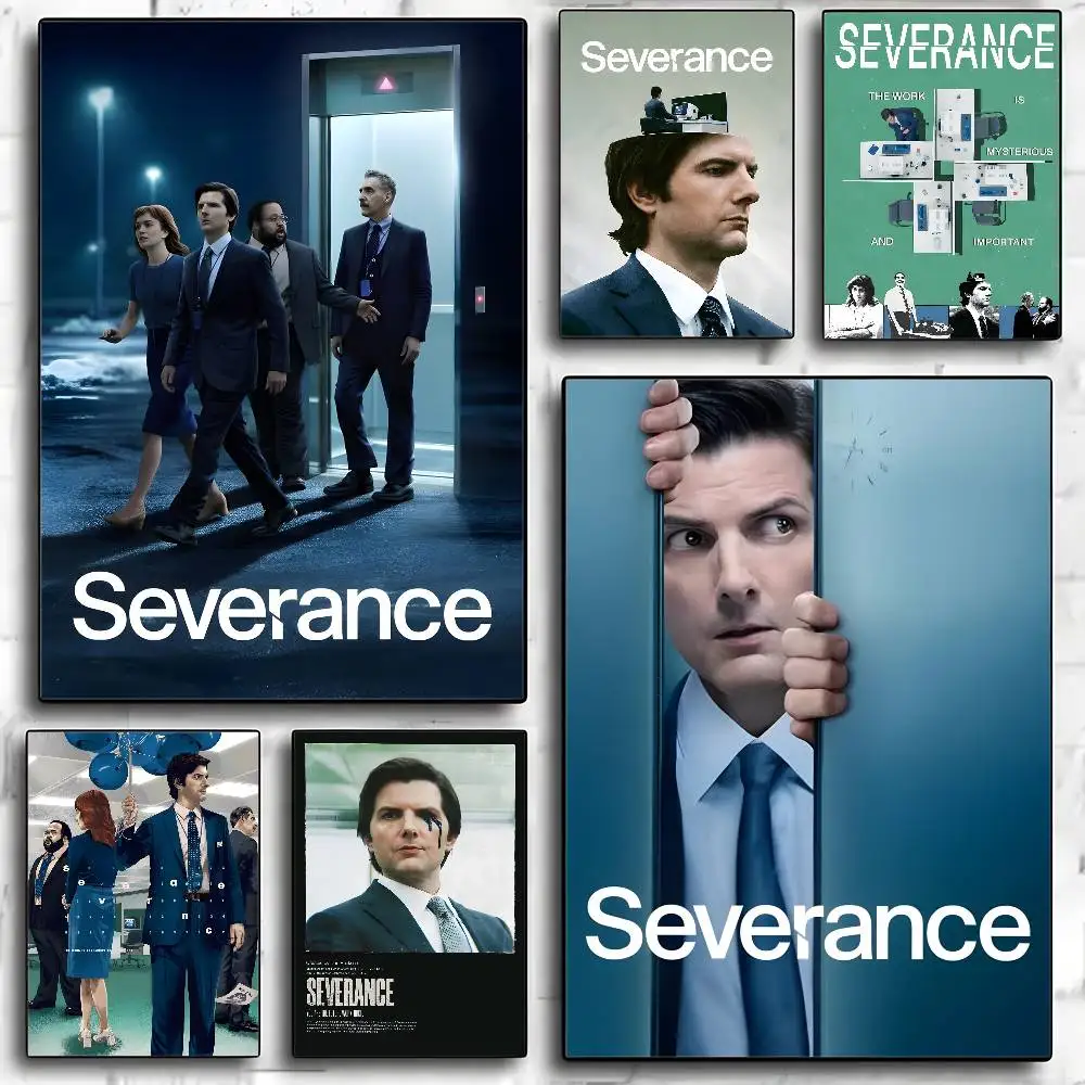 

S-Severance Movie Poster Waterproof HD Art Wall Decal Self-Adhesive Print. Aesthetic Home Room Decor for Living Room Bedroom Bar