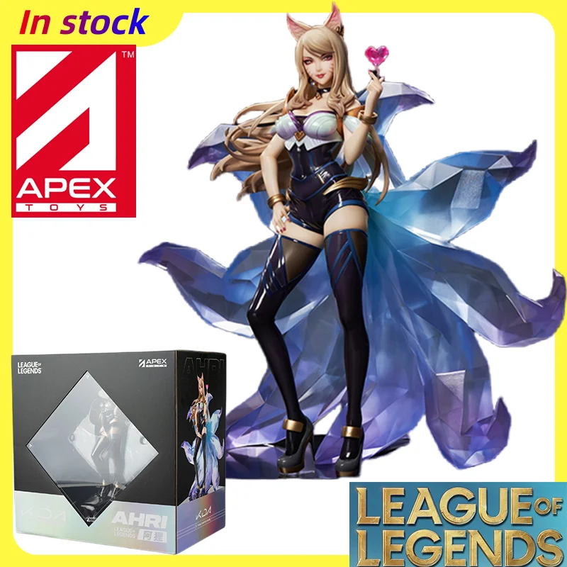 

【100%original】APEX-TOYS in Stock League of Legends - Ahri 1/7 K/DA H=24CM Game Characters Garage Kit Anime Cartoon Gifts Toys