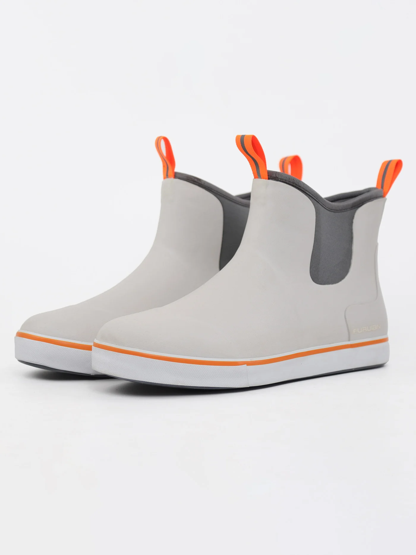 

Lightweight Short Tube Men's Rain Boots Flat Bottom Anti-slip Fishing Boots Boat Deck Boots Low Help Glue Shoes Garden Shoes