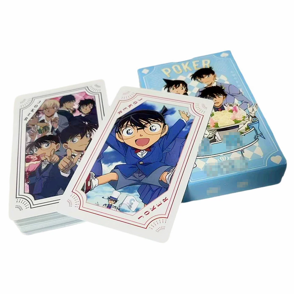 

Конан Покер игральные карты настольные игры аниме детские игрушки детская игрушка колода карточный набор манга Demon Slayer дзюдзюцу кайсен