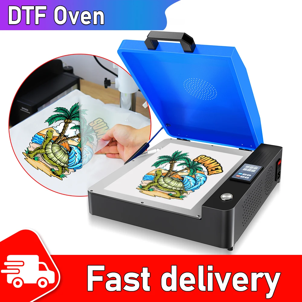 A3 A4 DTF Film Oven Dryer With Temperature Control PET Film Curing Oven Hot Melt Powder Oven Direct To Film T Shirt Transfer