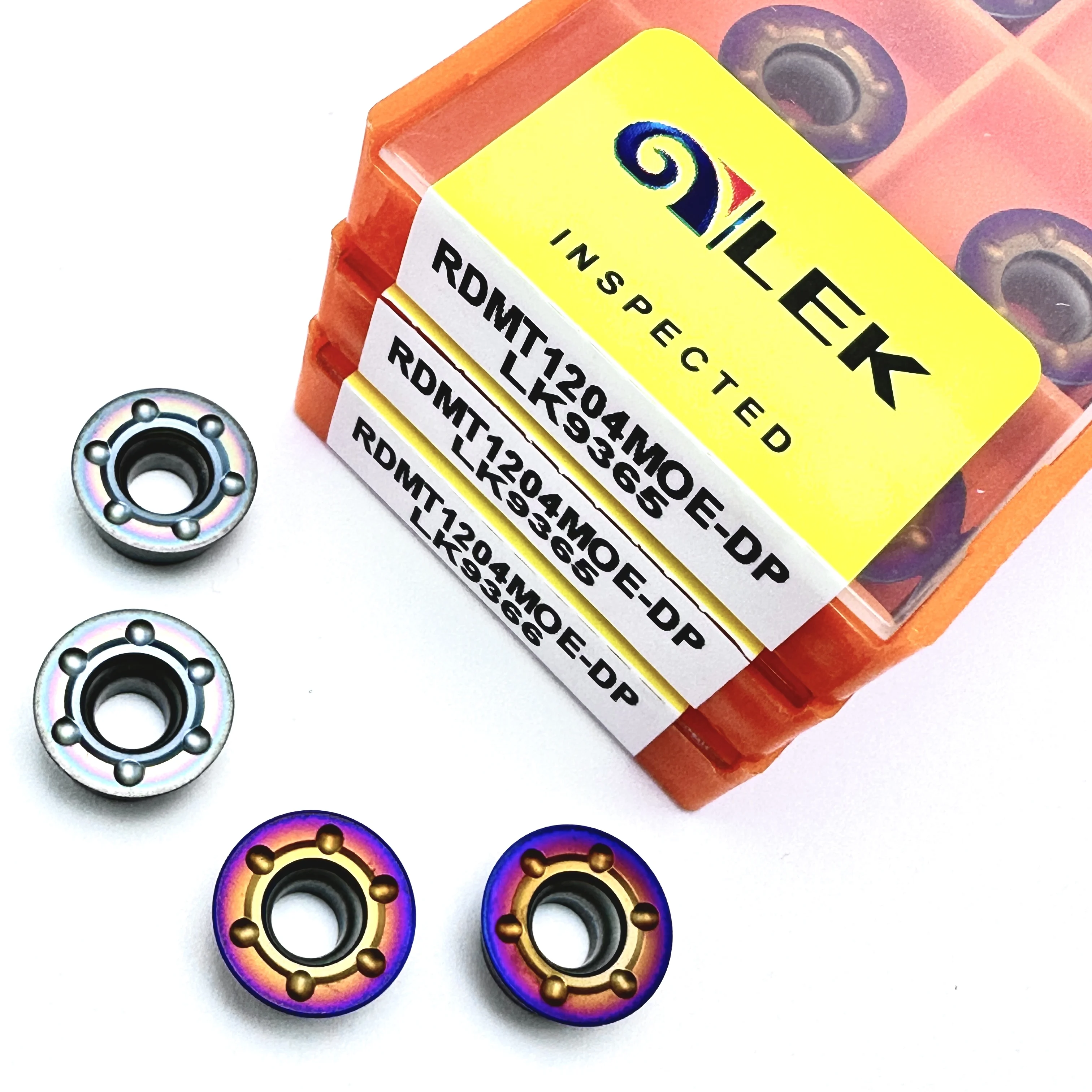 

RDMT1204 Нано-синее покрытие, высококачественные индексируемые фрезерные пластины, обработка стальных деталей, токарный станок с ЧПУ, фрезерный токарный инструмент