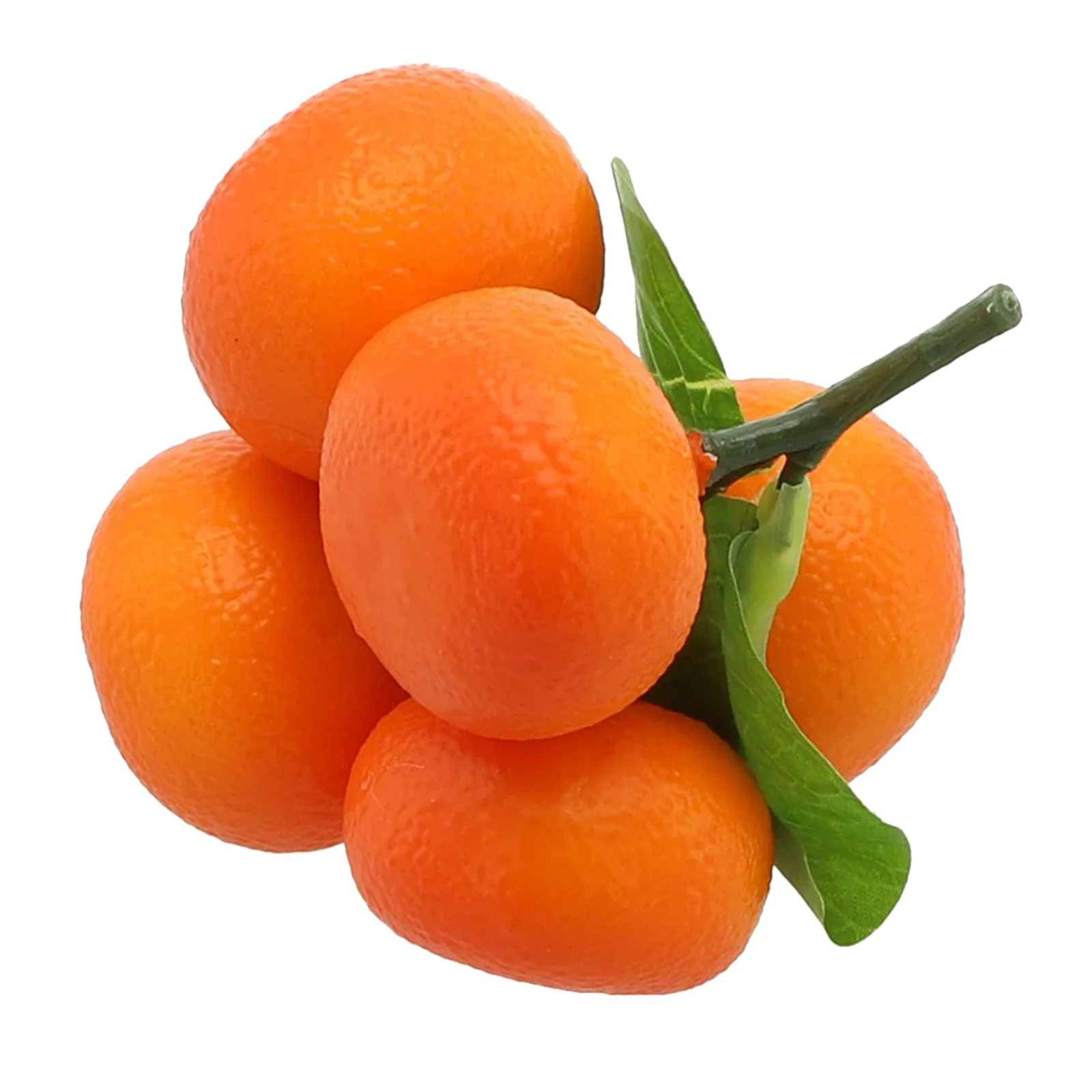 3/4/5/6 Heads Artificial Foam Tangerine Oranges Kitchen Restaurant Food Display Fake Fruit Home Party Decor Fake Oranges Photo P