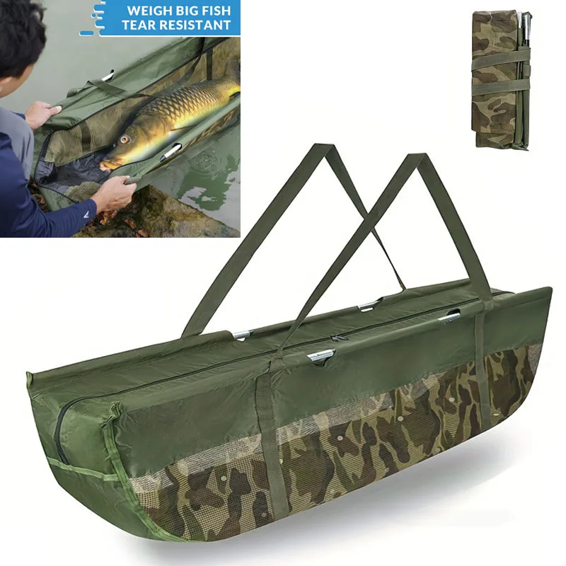 

Folding Fishing Bag, Fish Weight Bag for Catching Fish, Bar Fishing Weight Bag