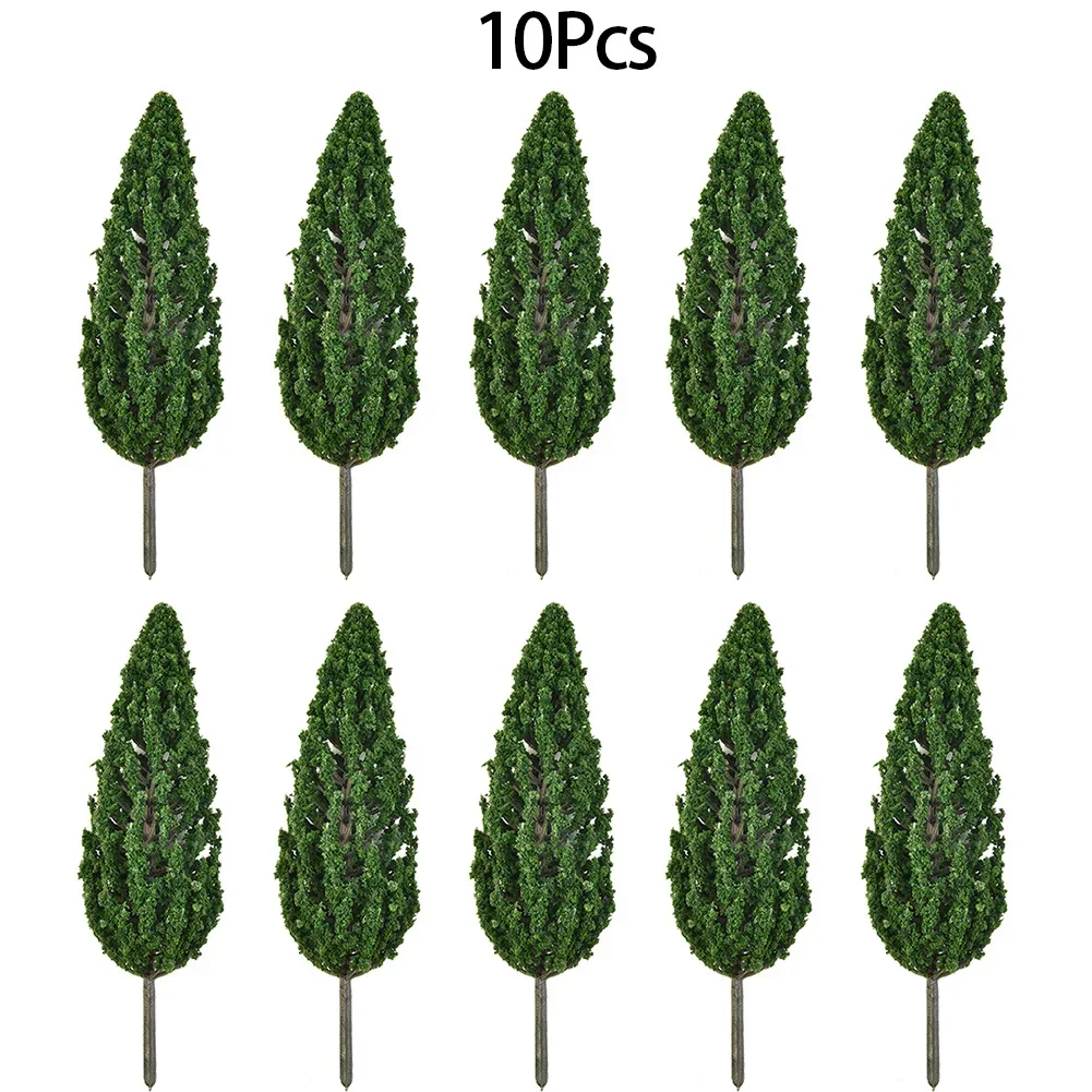 

Model Complete Trees High Quality Model Pine Trees 10pcs 15cm Accessories Brand New Green Kit Layout SL-16059 DIY