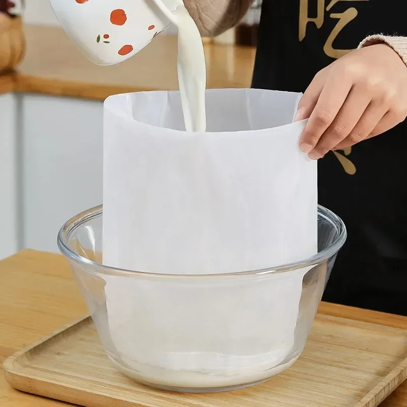 Reusable Nut Milk Bags Strainers Unbleached Nylon Cheesecloth Bag Food Cheese Yogurt Filter Kitchen Fine Mesh Strainer