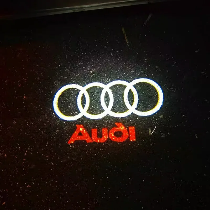 Logo LED Światło powitalne drzwi samochodowych do Audi A4 B5 B6 B7 B8 B9 A1 A3 8V 8P 8L A6 C5 C6 C7 A5 A7 A8 Q3 Q5 Q7 TT S3 S6 Sline Quattro