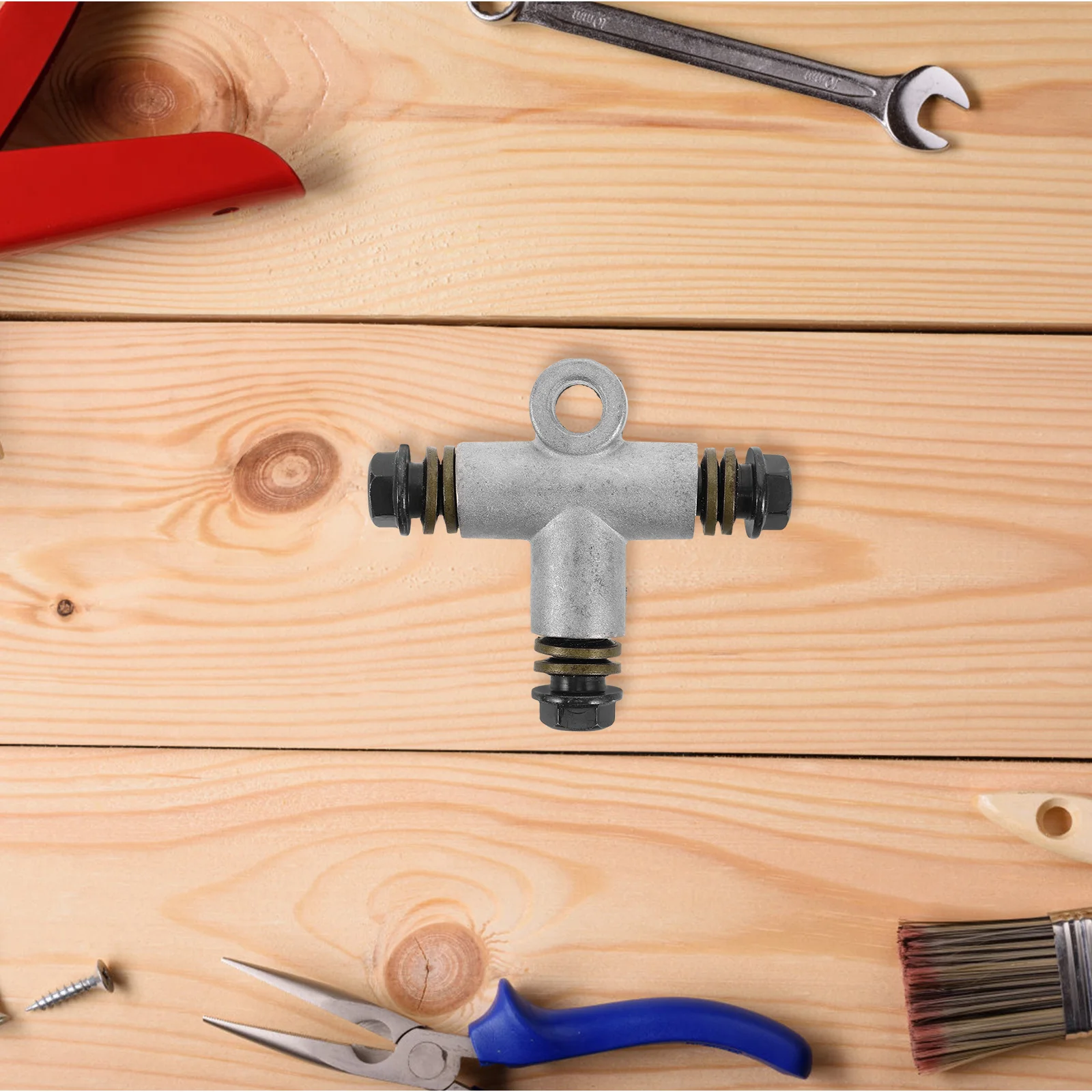 

10mm Hydraulic Brake Splitter 3- -Connector Leak Prevention Durable Alloy Quick Install Atv Motorcycle Fittings