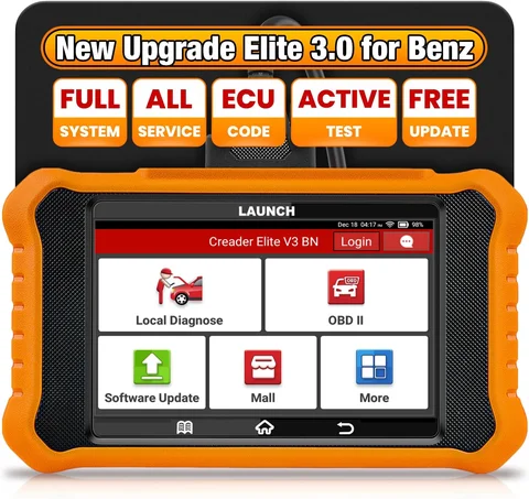 2026 LAUNCH Creader Elite V3.0 fit for Benz for BMW For Honda for Toyota For JLR  Bi-Directional Scan Tool, OBD2 Scanner