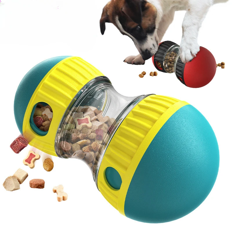 

Dog Toys Increase Intelligence Elliptical Track Rolling Ball Leaky Food Develop Good Habits Sturdy Durable Interactive Pet Toys