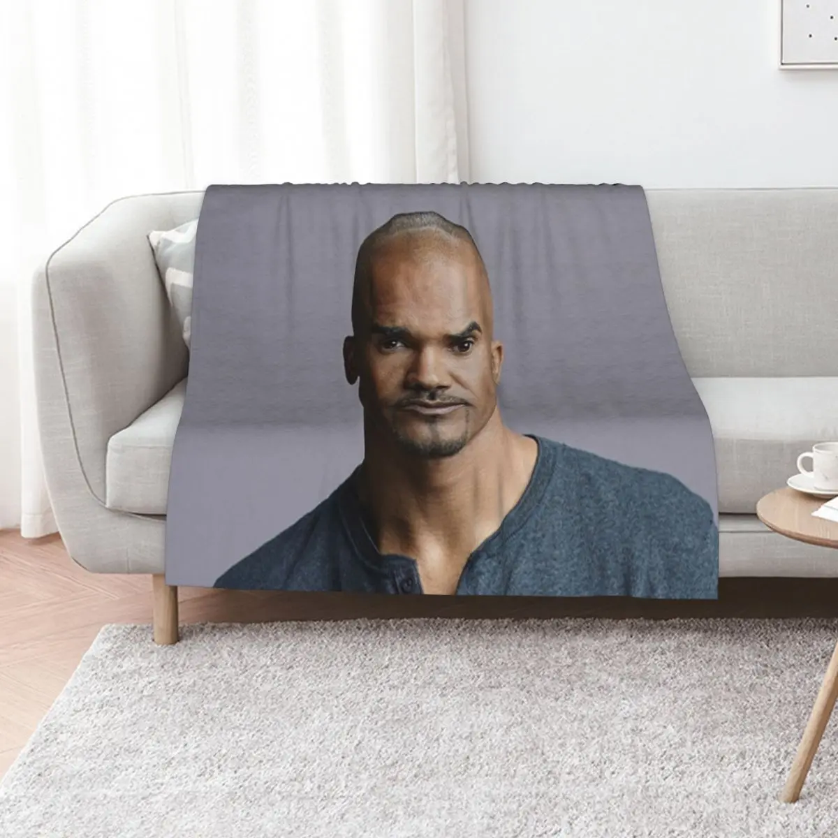shemar moore Throw Blanket Flannel Giant Sofa For Baby Soft manga Blankets For Sofas Blankets