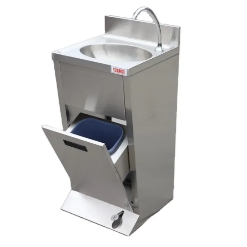 Selling Moveable Portable Foot-operated Wash Basin Portable Sink with One Bowl