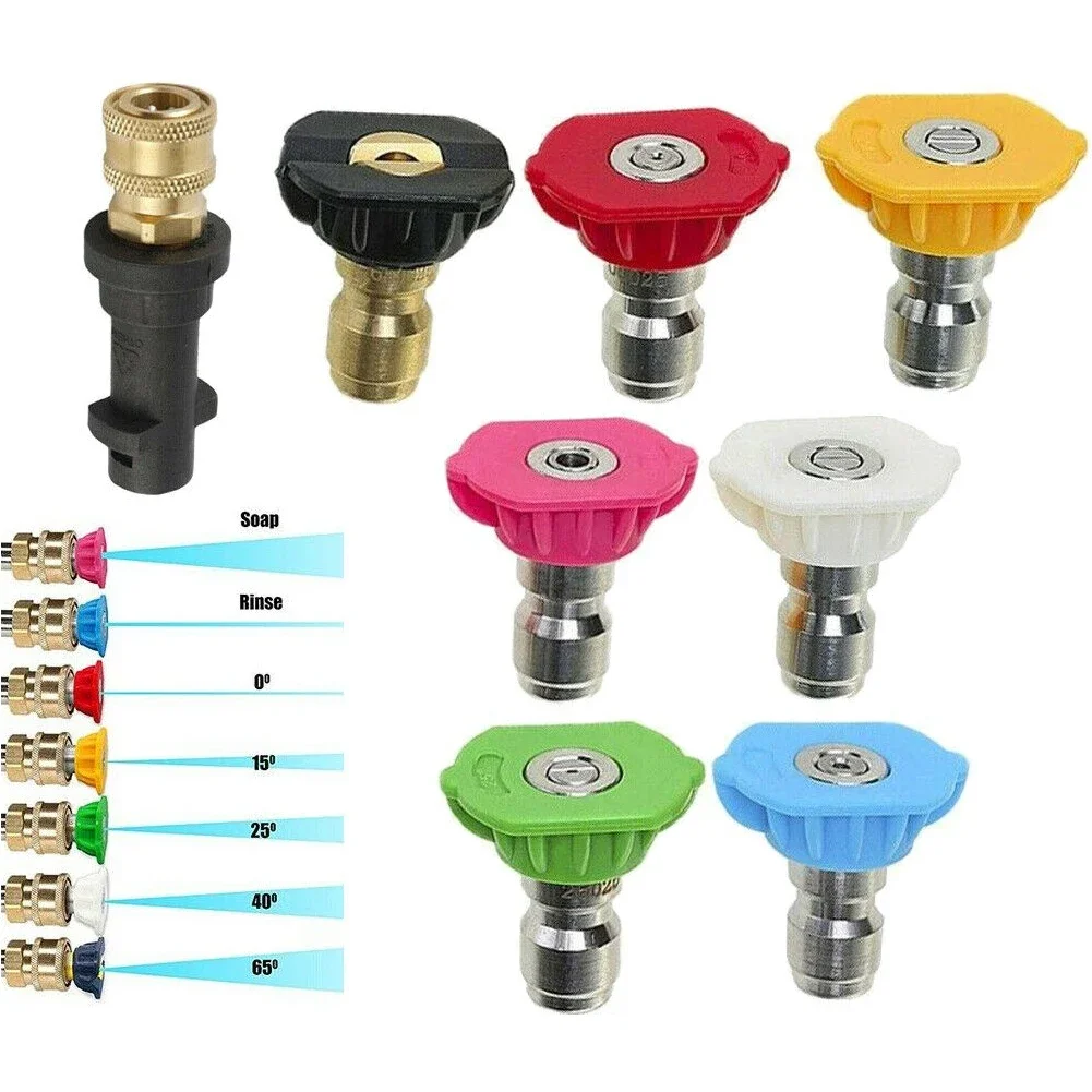 

Brand New Spray Nozzles Adapter Water Irrigation 1 Set For Karcher Garden K2 K3 K4 K5 Lance Spray Nozzle+Adapter