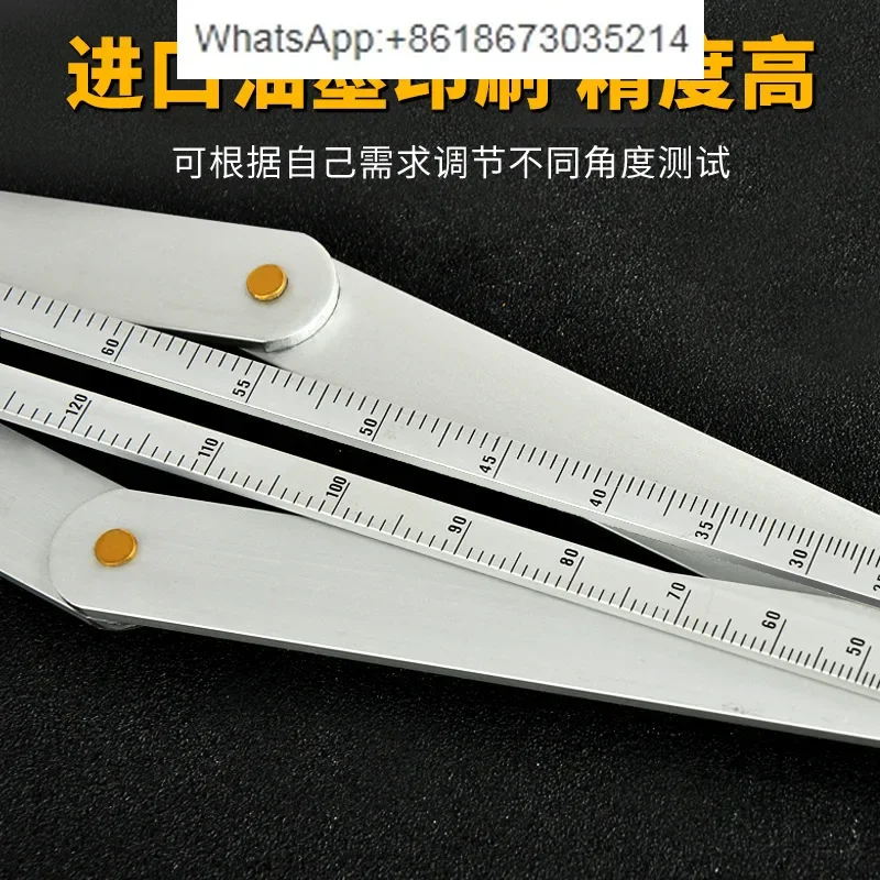 Ceiling angle ruler, trimming diagonal tool, woodworking yin and yang ruler, decoration ruler