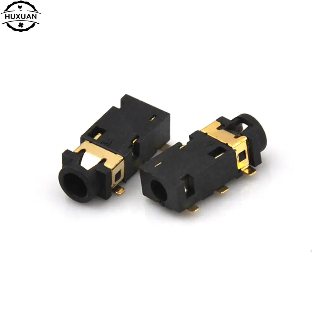 10pcs/lot NEW 2.5mm Female Audio Connector 6 Pin SMT SMD Stereo Headphone Jack Socket PJ-242 Wholesale