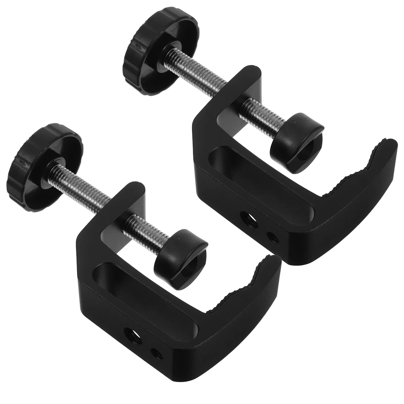 2Pcs C-Shaped Table Clamp Heavy Duty Woodworking Desk Mount Clamp Universal Clip for Woodworking Jig Cabinet Tool