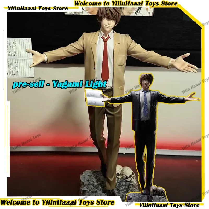 

Новые аниме-фигурки Ягами Лайта 2026 года: коллекционная модель из «Тетради смерти», настольное украшение, игрушка, 2 цвета, статуэтка из ПВХ, подарки на заказ