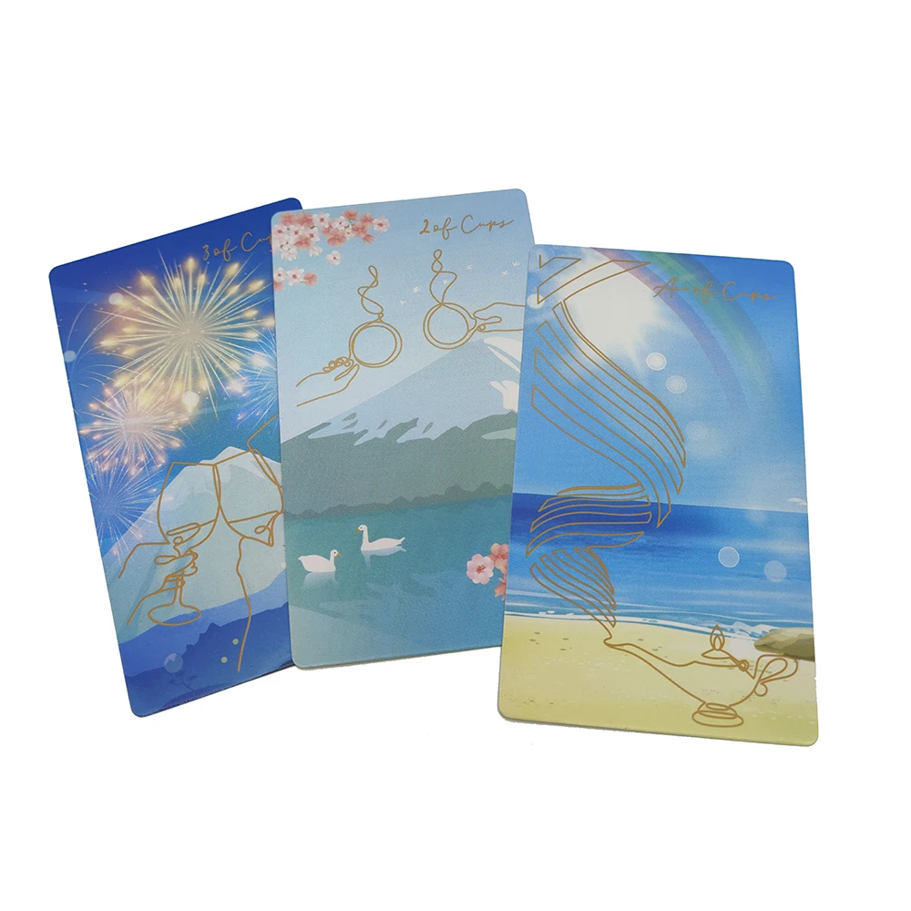 12x7cm Linescape Divination Tarot Evolution Narrow Line and Wide Landscape with Guide Book