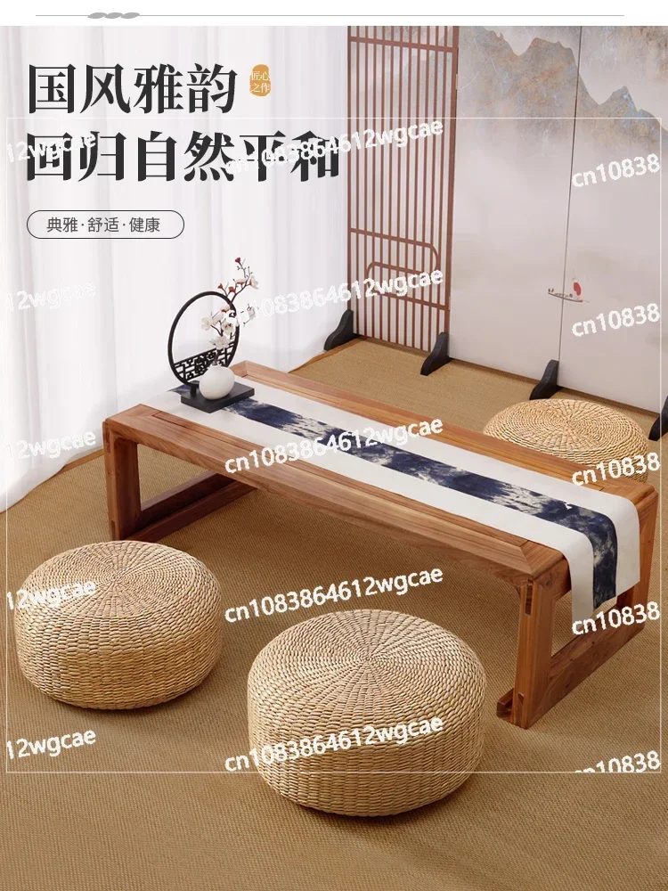 Straw Futon Seat Cushion Tatami Pad Balcony Pudong Grass Meditation Mat Lazy Ground Kneeling on The Pier