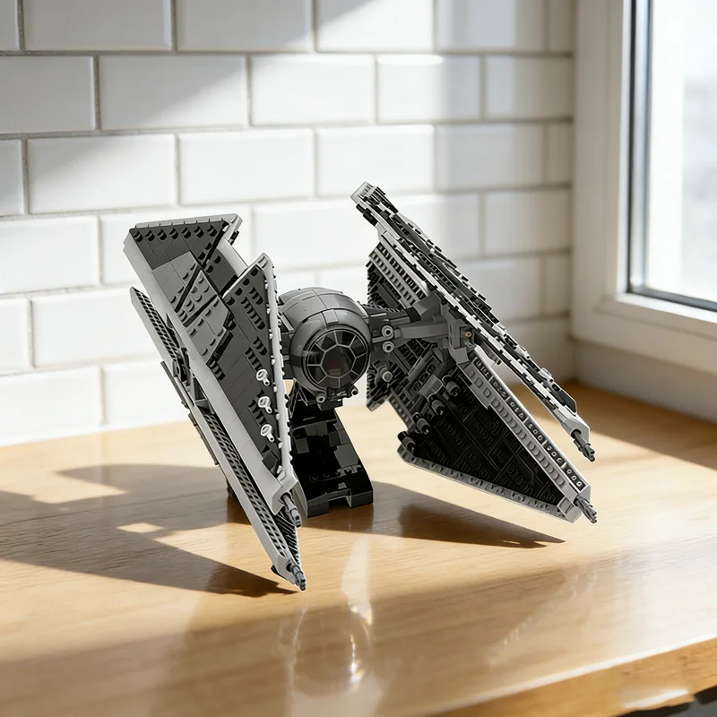 

1303pcs MOC Star Battle Tie Avenger Andor Season 2 Model Toys Building Blocks Construction DIY Christmas Gift Creative Idea