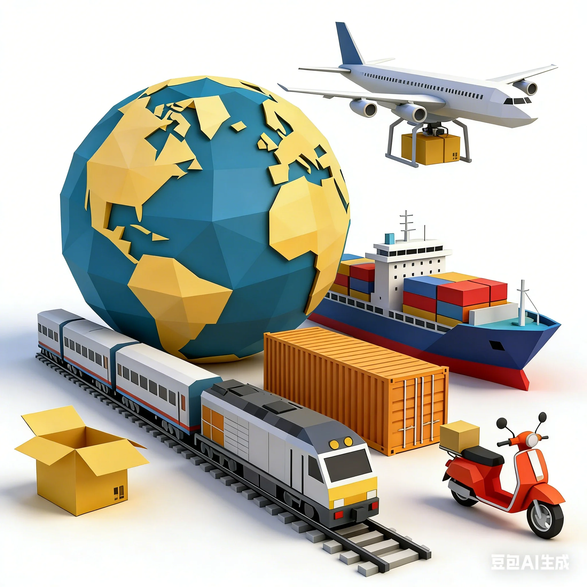Customs management and the payment of taxes (BELASTING) increase logistics costs.