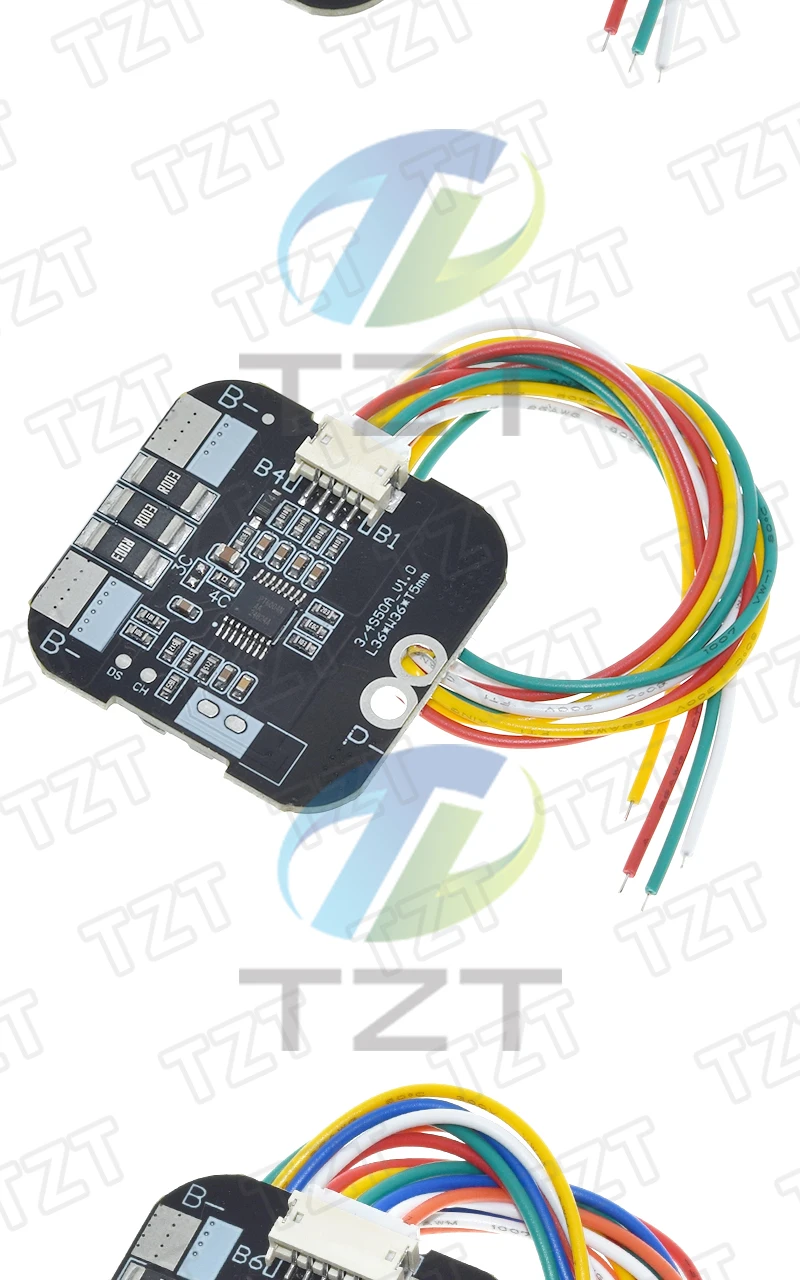 1/3 Stück TZT 3S 4S 6S 12V 16,8V 24V 50A BMS Ternäre Li-Ionen-Lithium-Batterie-Schutzplatine mit Temperaturschutz – Detail 8