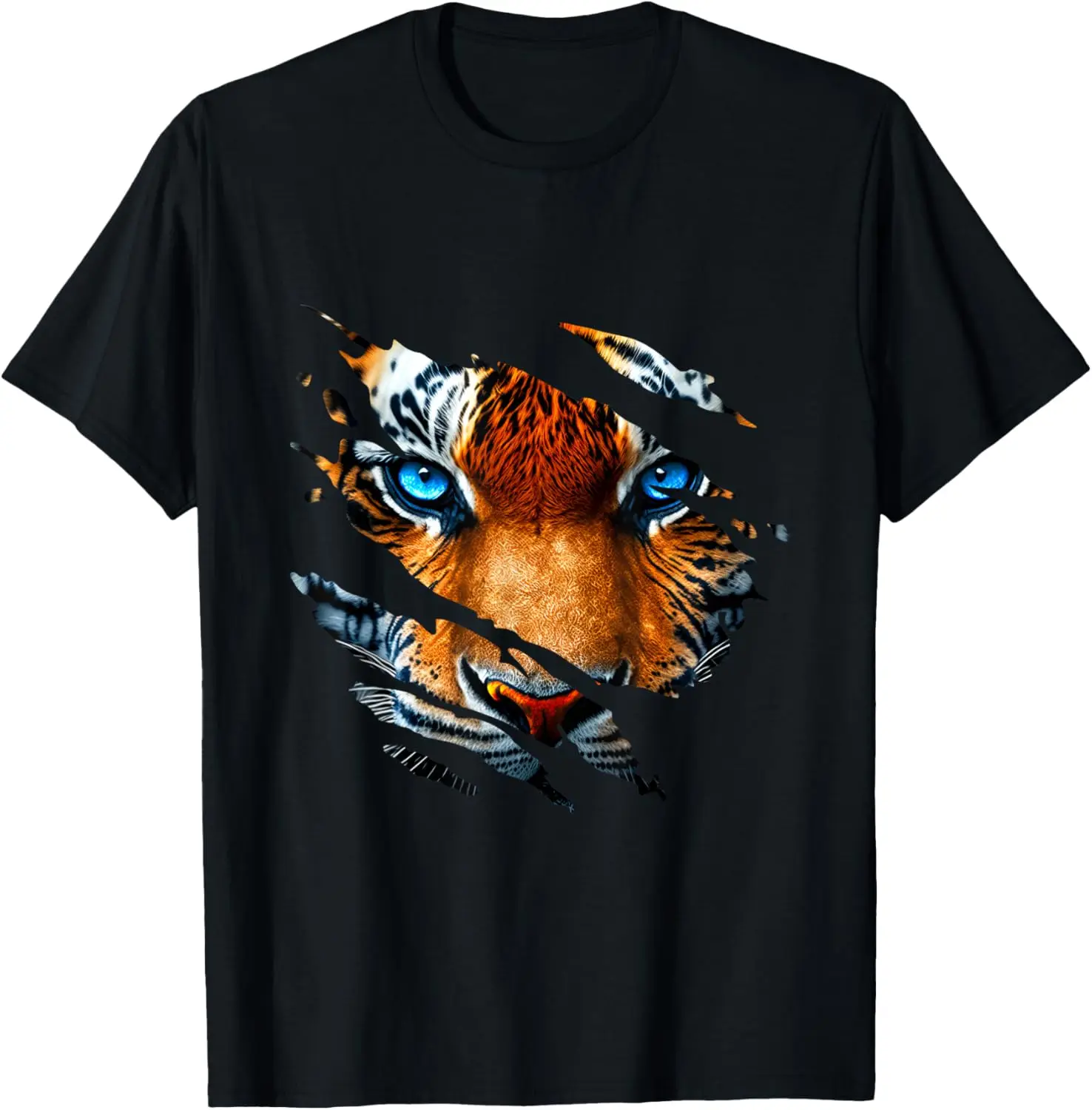 

Tiger Eye Zoo Safari Big Cat Zookeeper Or Zoologist T-Shirt