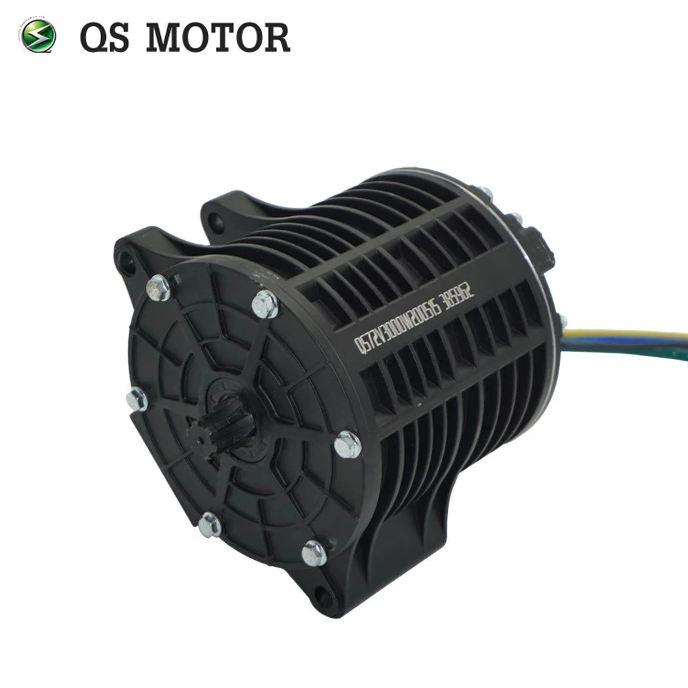 QS 138 3000W 6000W Max Continous 72V100KPH V2 Mid Drive Motor With Sprocket Design