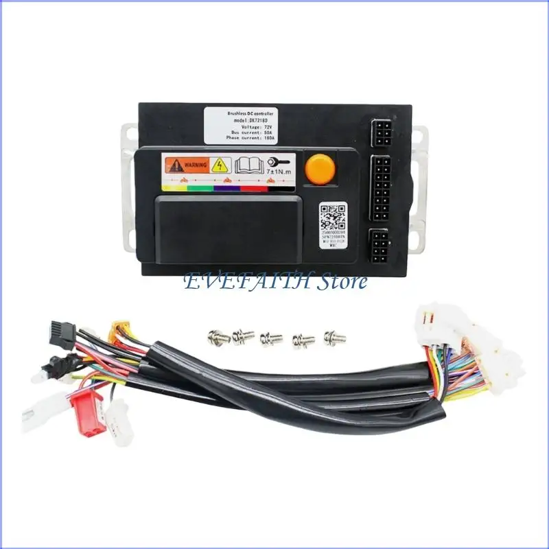 

124B Robust Intelligent Sine Waving Brushless Motor Controller 1800W for Electric Vehicles Motorcycles Advanced Control System