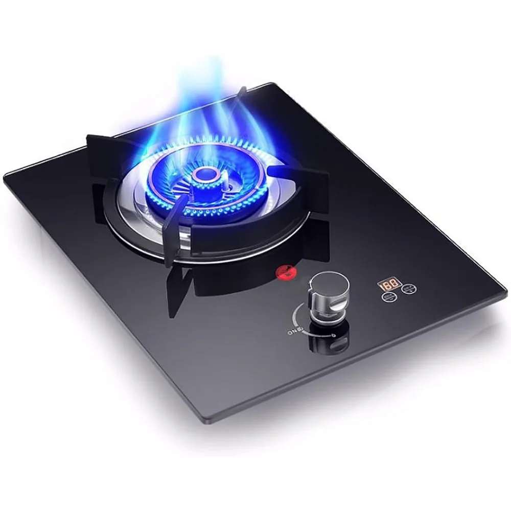 

Горелки Газовая варочная панель Встроенная газовая варочная панель, горелка с тремя кольцами мощностью 3,8 кВт, интеллектуальная синхронизация на 180 минут, ручка из цинкового сплава, автоматическая