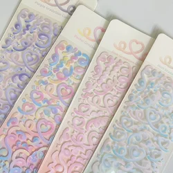 1PCS New Cute Kawaii Deco Stickers Korean Stickers Photocard Decor Kpop Decorative Toploader Scrapbooking Stickers Y 2k Samll