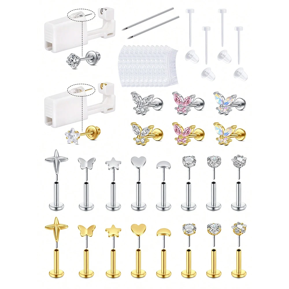 #32 Ear Stud Piercings List of Top Picks