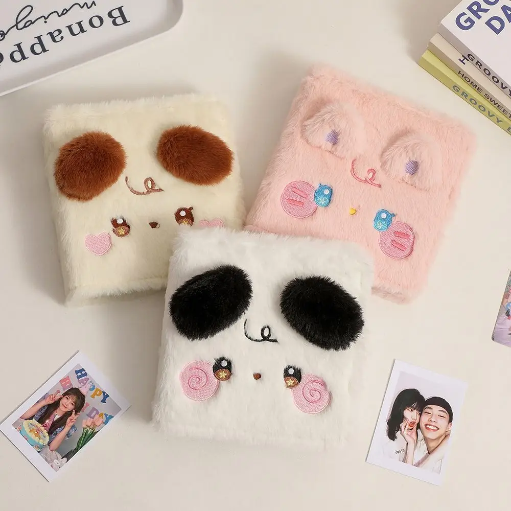 

Photocard Holder Cartoon Cards Album Cover Card Albums Inner Page Refill Collection Book Cover Bear Fluffy Plush Binder Cover