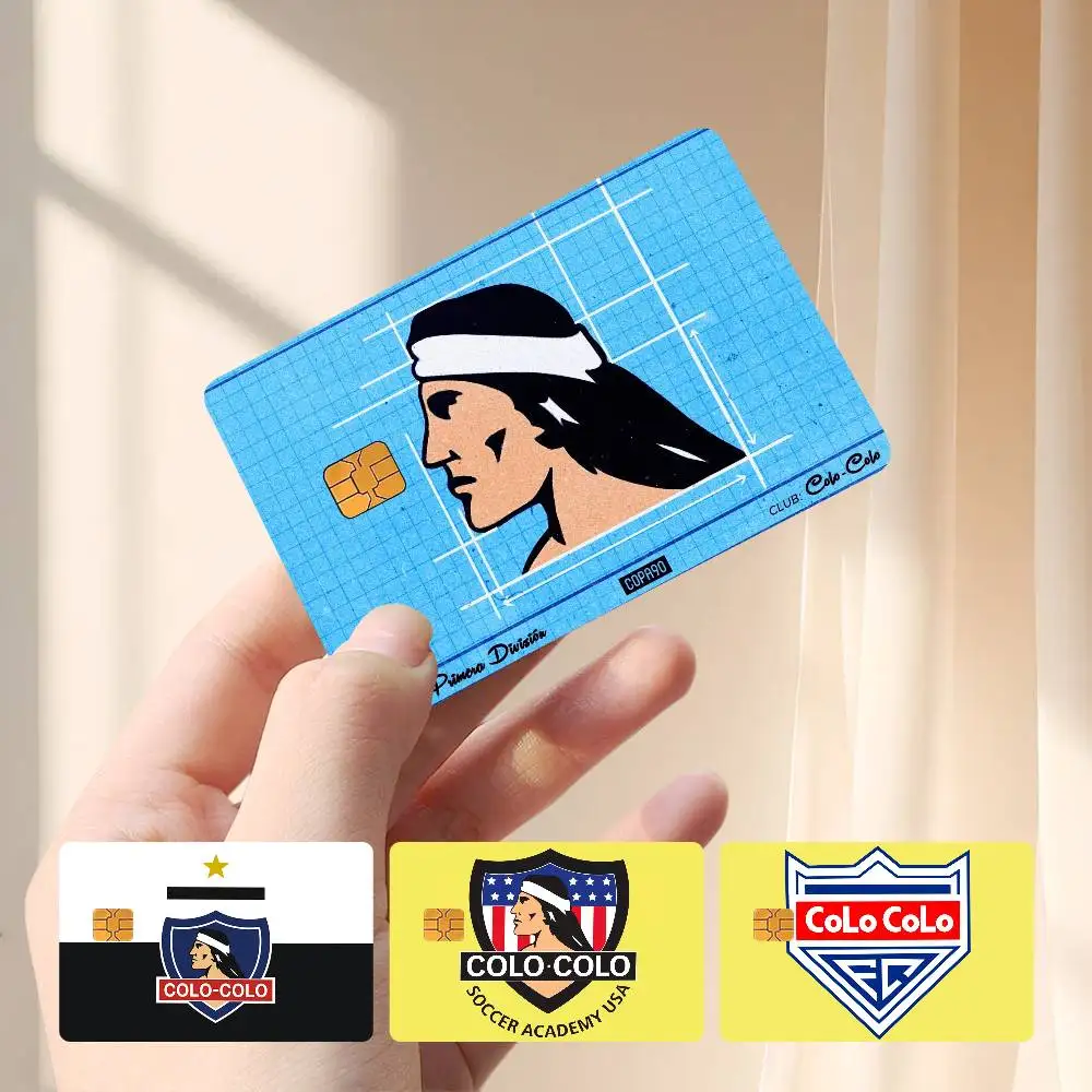 Cool C-Colo Colo Card Stickers Pegatinas protectoras de tarjetas de crédito Resiste a rayones y abrasiones