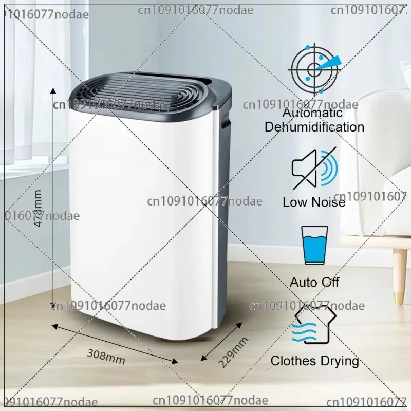 وافق CB GS مزيل الرطوبة الضاغط DYD-Z12A 12L R290 منفذ صغير لو لتنقية الهواء مزيل الرطوبة المنزلي