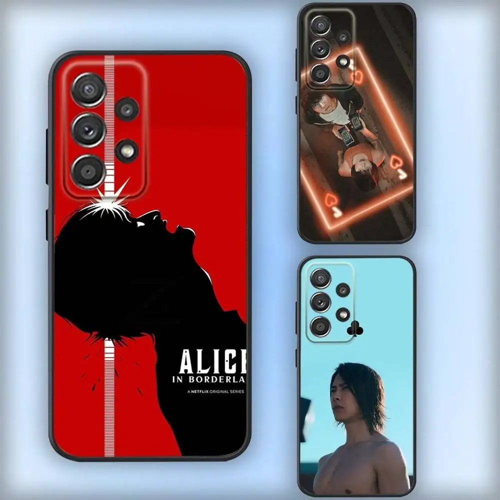 

A-Alices I-Ins B-Borderland Phone Case For Samsung S25,S24,S21,S22,S23,S30,Ultra,S20,Plus,Fe,Lite,Note,10,9,5G Black Cover