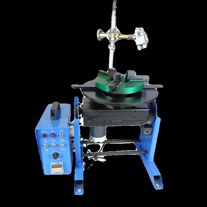 

30kg through-hole automatic welding positioner gas shielded argon arc rotary table welding flange ring seam positioner