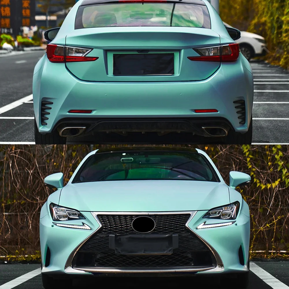 

Matt Green Blue Car Sticker Bubble Free Wrapping Vinyl Film PET Auto Body Self Adhesive Sticker Car Accessories Decoration