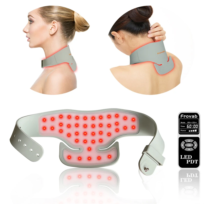 Food Grade Multifunction Red Light Therapy Shoulder Pad near Infrared Light Panel LED Light Neck Belt for Muscle Relaxation