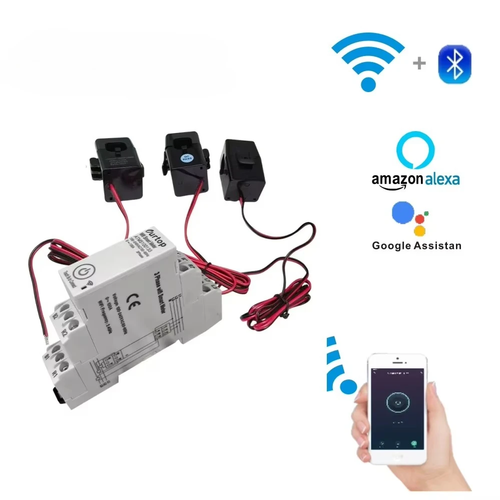 جديد Modwl الذكية 3 المرحلة عداد الطاقة 3 المرحلة الذكية متر للمنزل الذكي #2