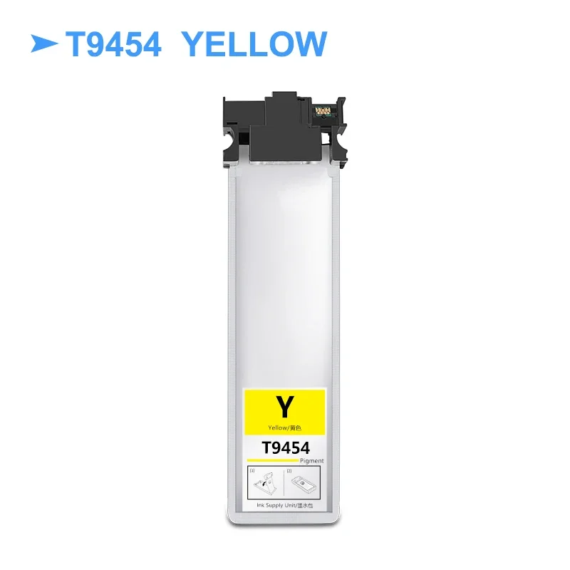 T9451 T9452 T9453 T9454 Pigment Ink Bag For Epson WorkForce Pro WF-C5290 C5790 C5210 C5710 Printer(European version)