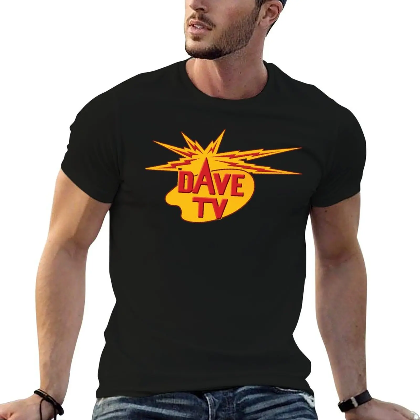 

Dave TV - David Lee Roth / Van Halen T-Shirt t shirt man casual man t shirt summer T-Shirt