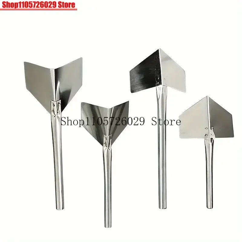 4Pcs Construction Tools Stainless Steel Putty Knife Drywall Scrapers Hand Tool Inside Outside Corner Scraping Yin Yang Puller