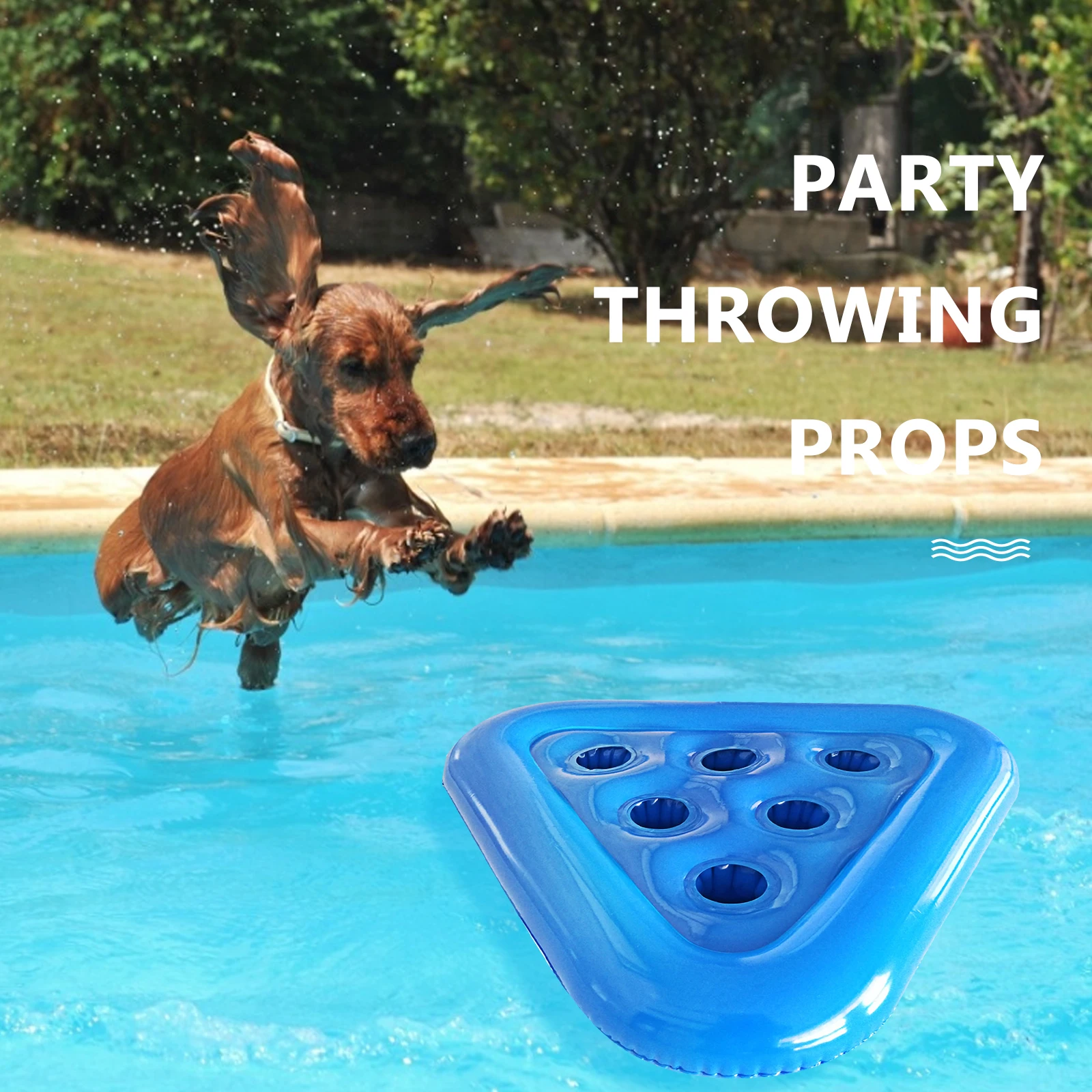 مثلث حمام سباحة تعويم البيرة الجدول شرب برودة نفخ كوستر الجدول بار صينية مرتبة هوائية المياه الغذاء حامل مشروبات