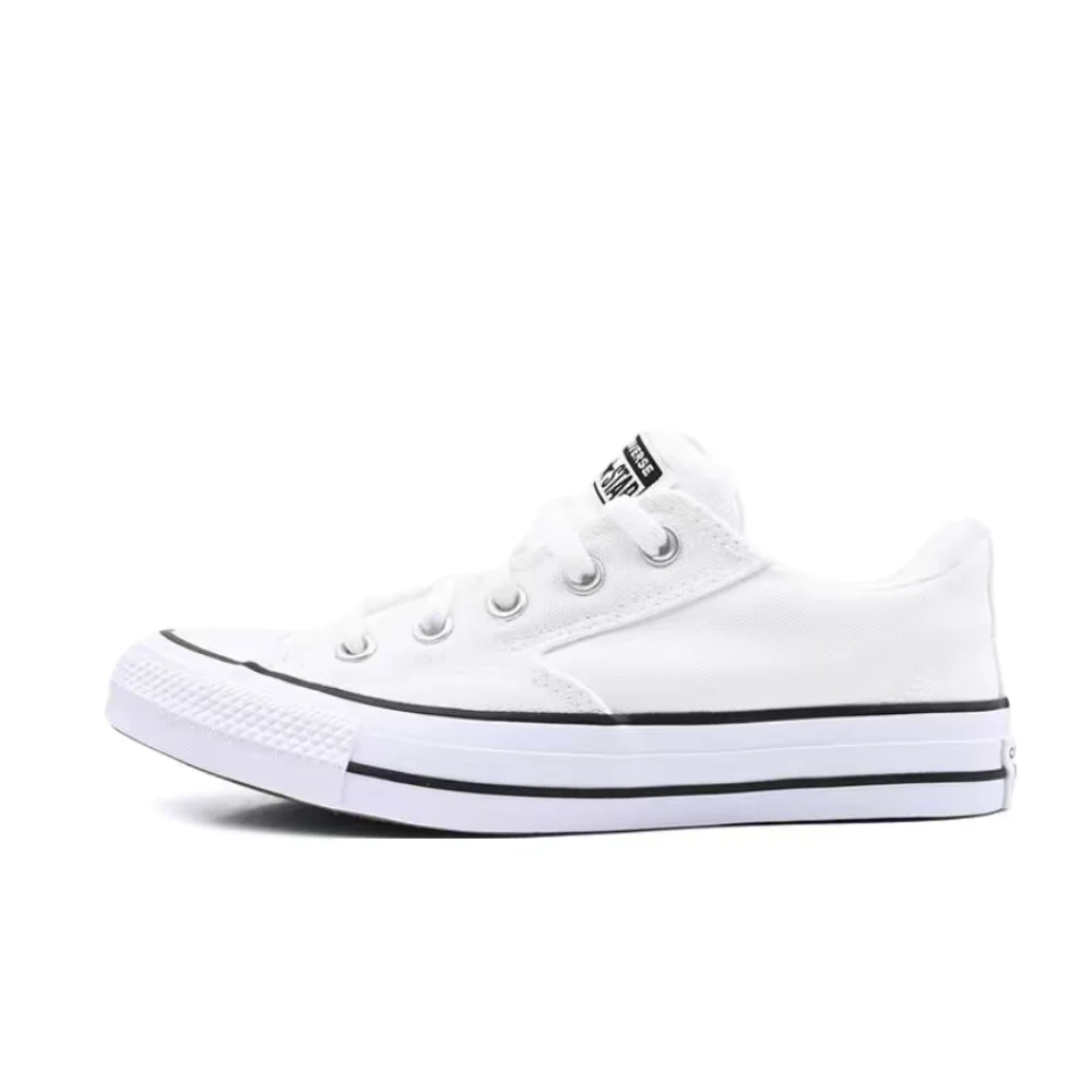 ConverseChuck Taylor All Star Low-TopCanvas Sneakers–White/Black,Casual Versatile Style,Comfort Cushioning&DurableUnisex A10349C
