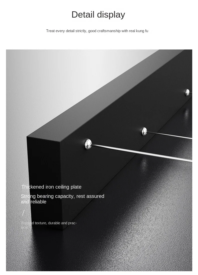 Restaurant Lichter nordischen Kronleuchter Licht Luxus minimalist ischen Esstische Barth eke Designer minimalist ische Streifen beleuchtung – Detail 17